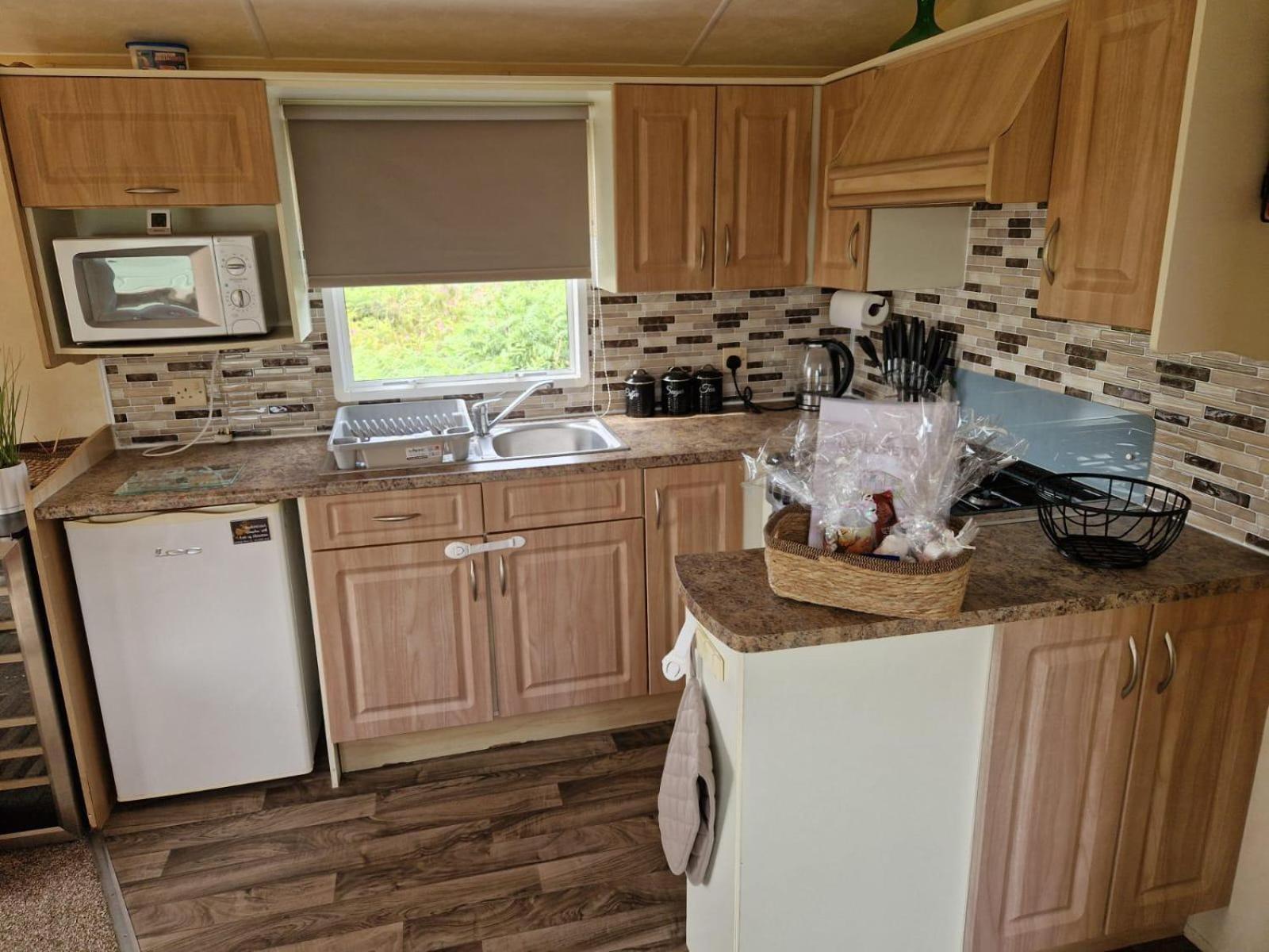 Lochview Retreat Caravan Balminnoch Exterior foto
